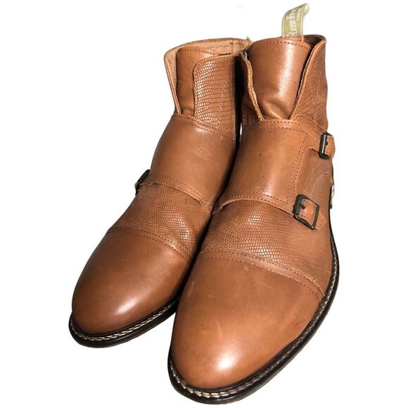 The Chelsea Boot Company Double Buckle Men's leather boot Size 11 - Picture 6 of 10